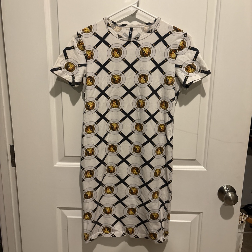 Versace Versus Graphic Dress, Made in Italy, Authentic, XS/S (no sz tag)